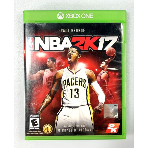 NBA 2K17 Xbox One 2016 Complete with Manual and Inserts Paul George Cover Tested - Picture 2 of 9